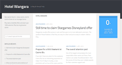Desktop Screenshot of hotelwangara.com