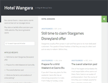 Tablet Screenshot of hotelwangara.com